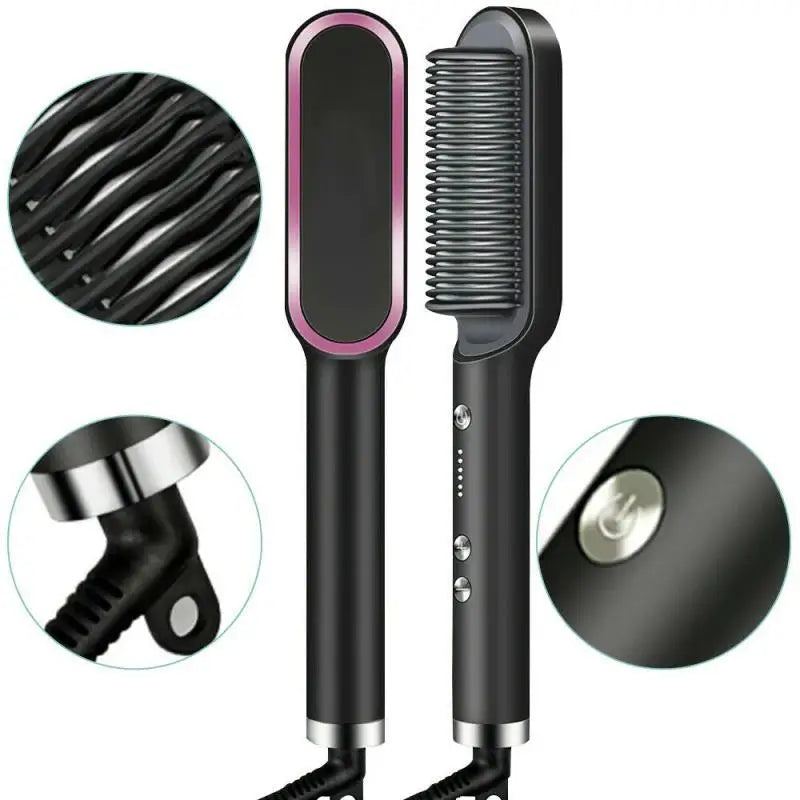 5-in-1 Professional Hair Straightening Brush