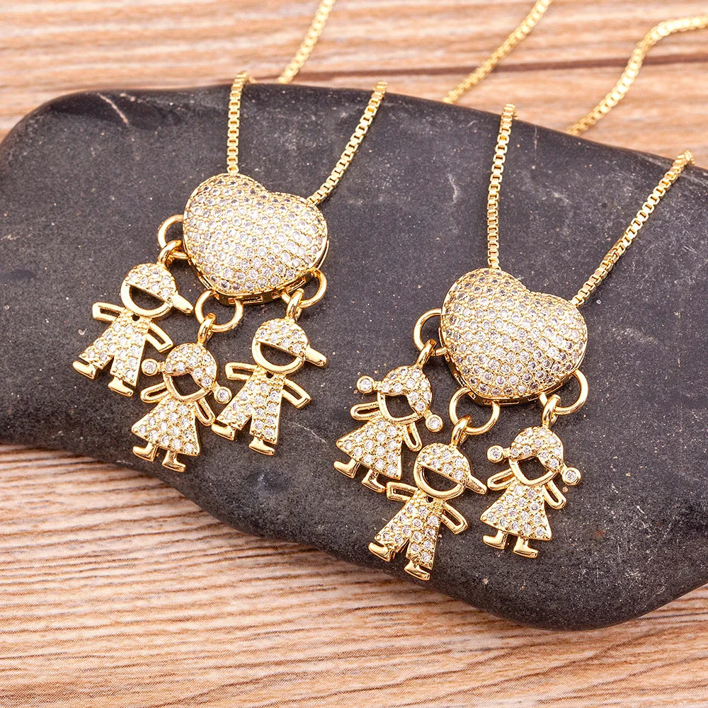 Mother's Love Necklace – 18K Gold Plated