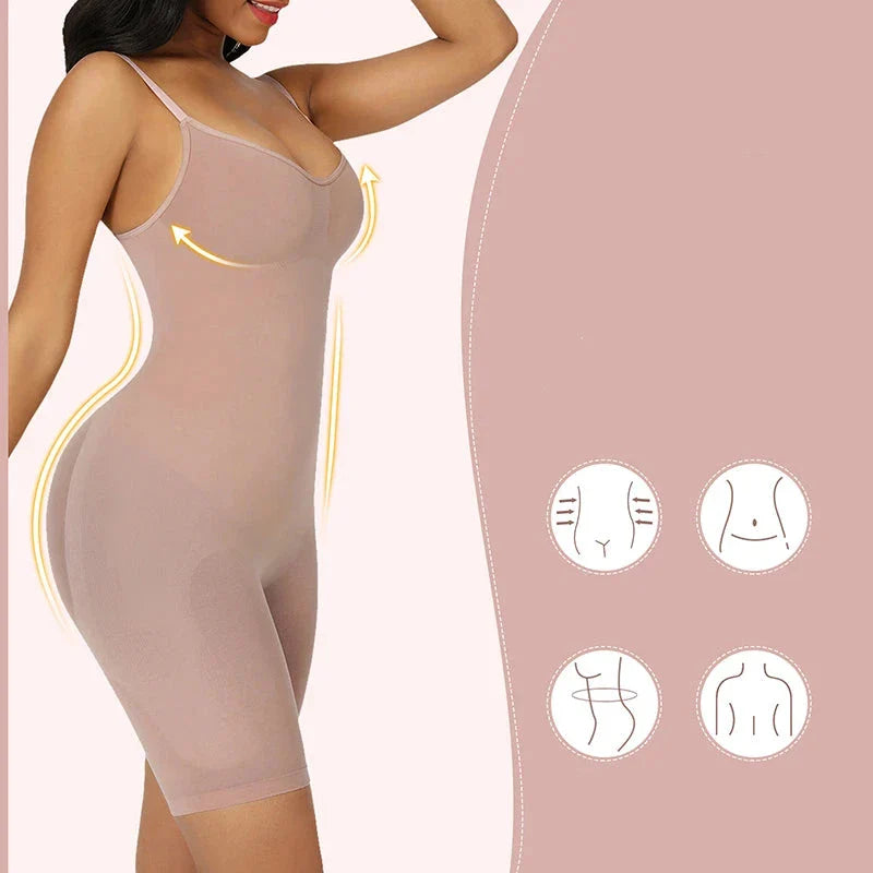 3-in-1 Seamless Body Shaper – Butt Lifter, Waist Slimmer & Posture Corrector