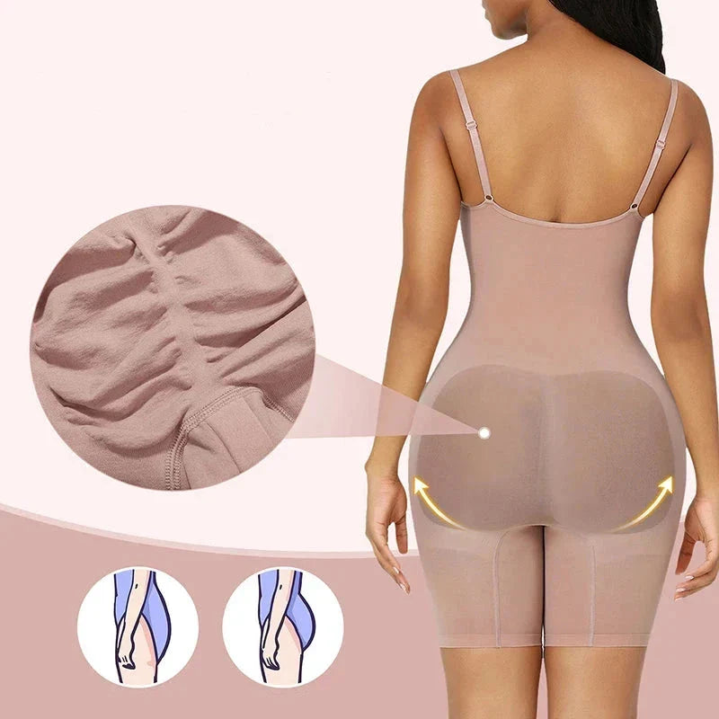 3-in-1 Seamless Body Shaper – Butt Lifter, Waist Slimmer & Posture Corrector