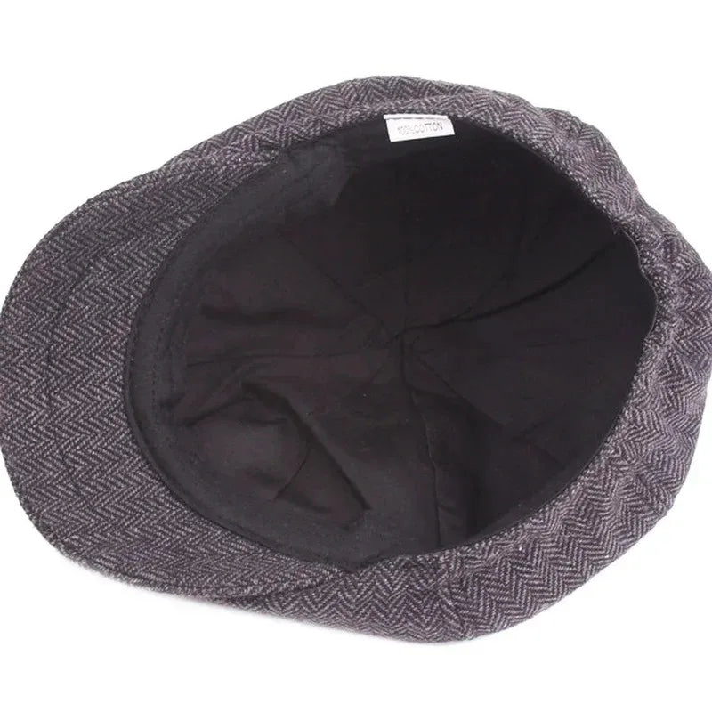 Peaky Blinders Style Octagonal Cap