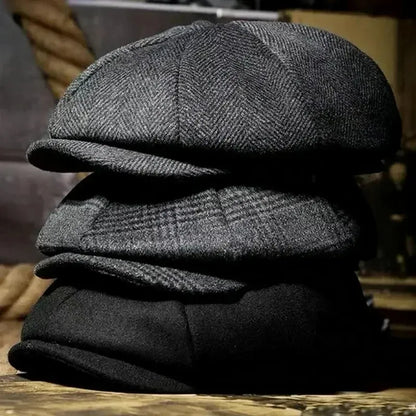 Peaky Blinders Style Octagonal Cap
