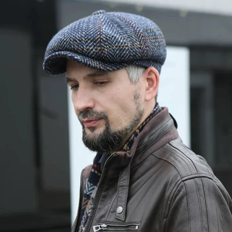 Peaky Blinders Style Octagonal Cap