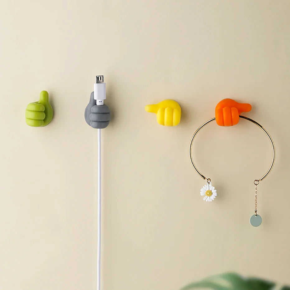 Organizer Hand Support for Cables and Wires