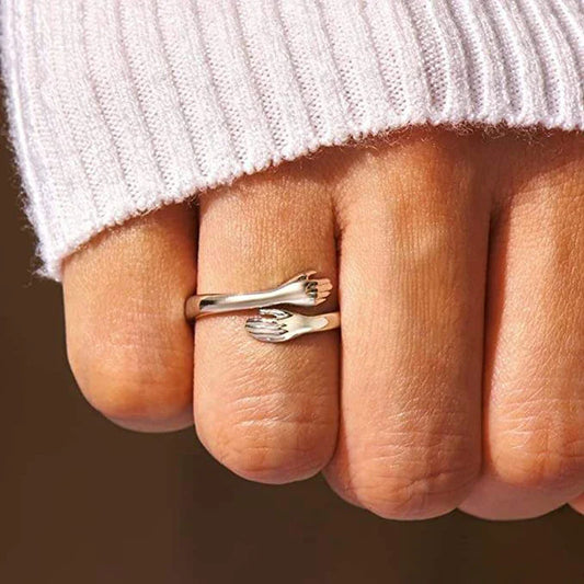 Silver Hug Ring