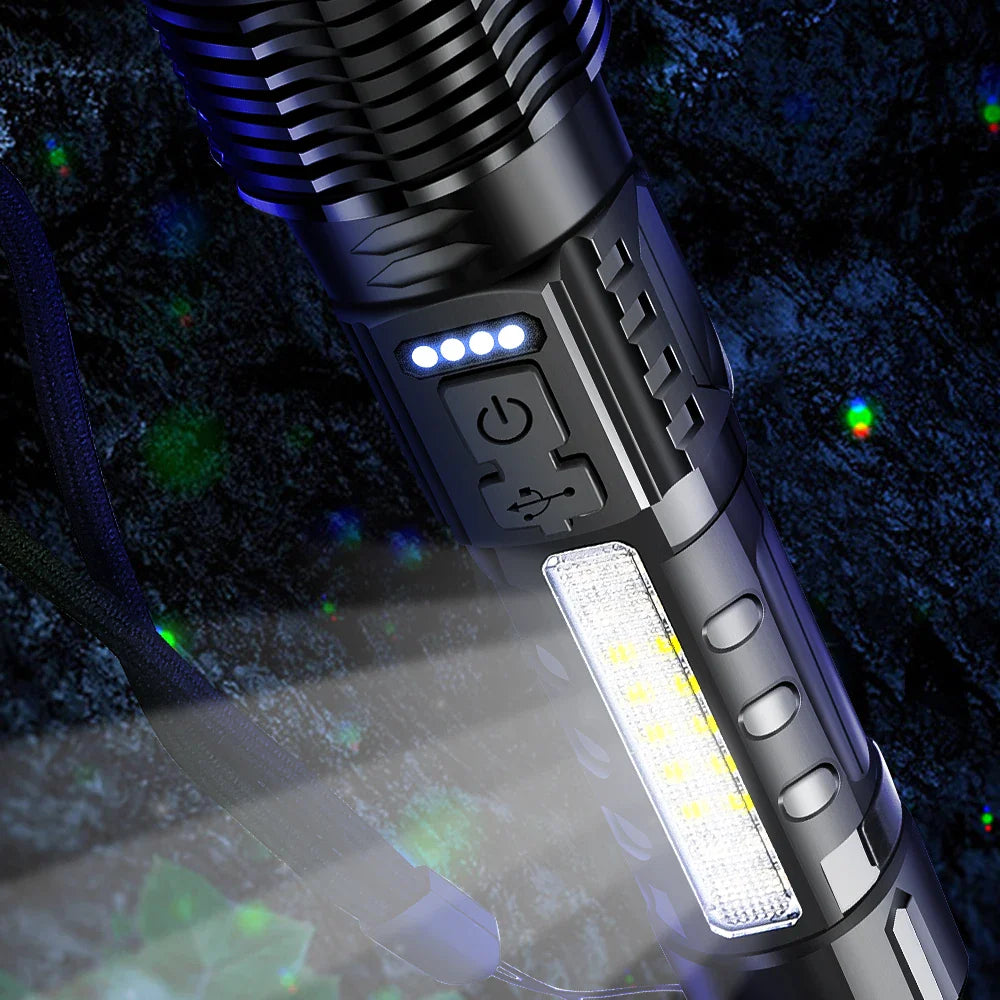 Laser Titanium Flashlight