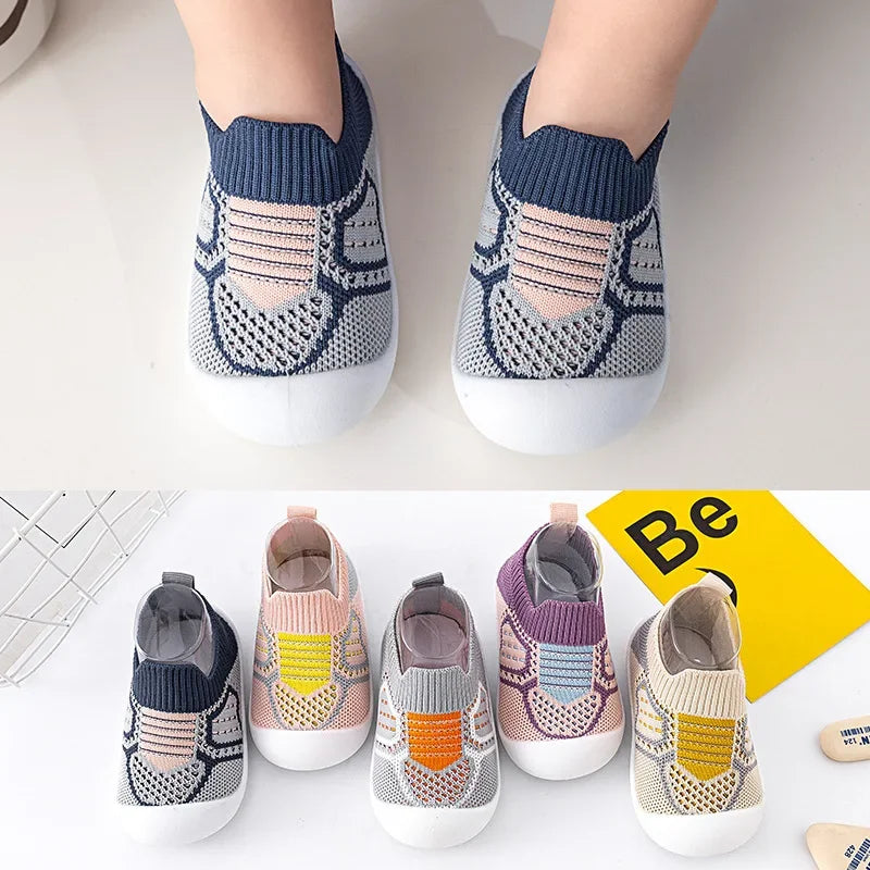 Breathable Mesh Non-Slip Soft Sole Shoes for Toddlers