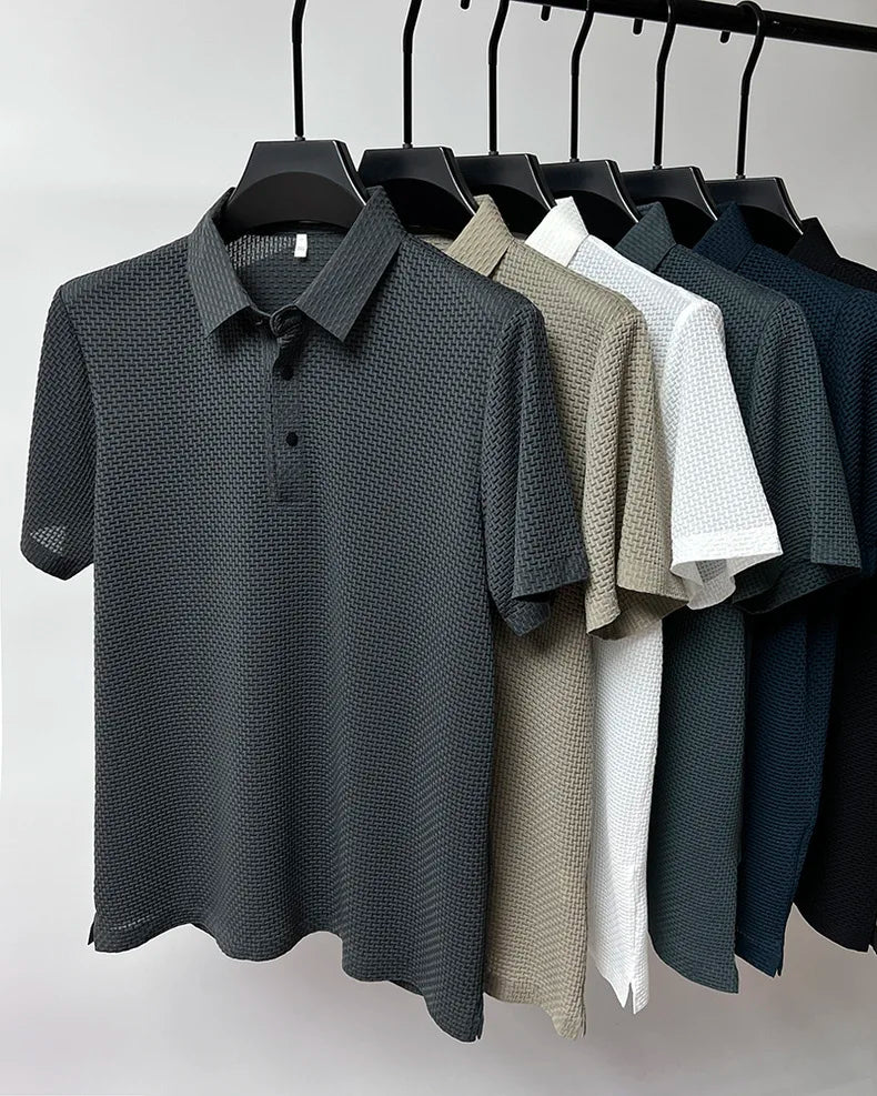 Ice Silk Men's Polo Shirt