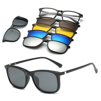 Magnetic 5-in-1 Sunglasses