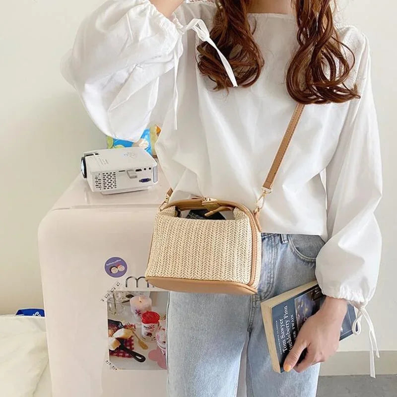 Maldives Handwoven Straw Bag